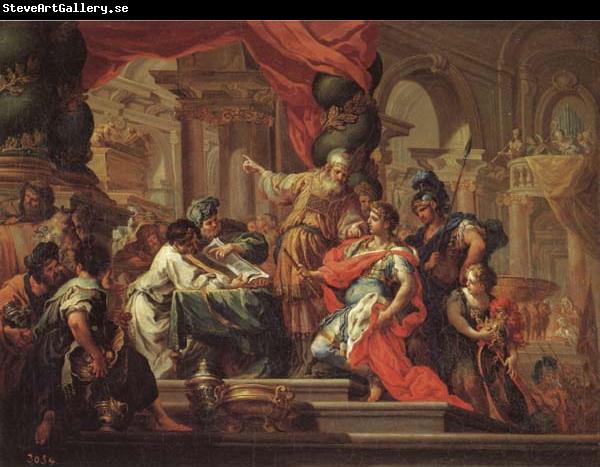 Sebastiano Conca Alexander the Great in the Temple at Jerusalem